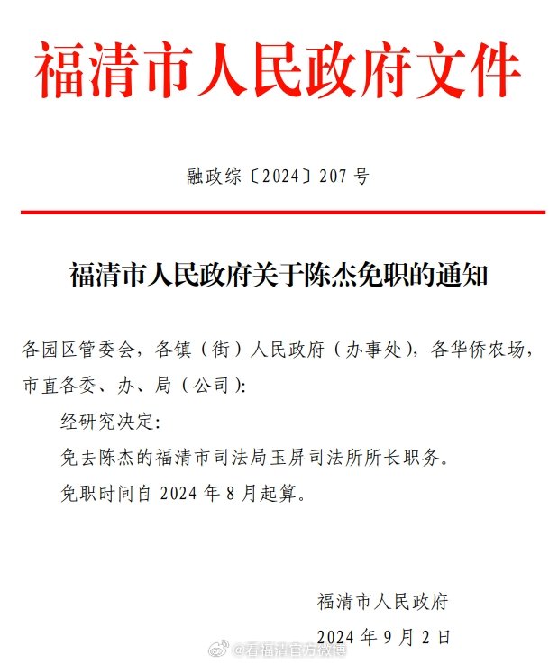 福清市副市长名单最新公布